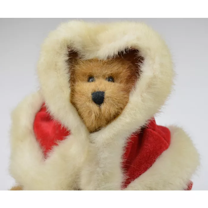 Boyds Bears Plush Teddy Bear - Bailey - Dressed In Santa Outfit - 9.5" Tall