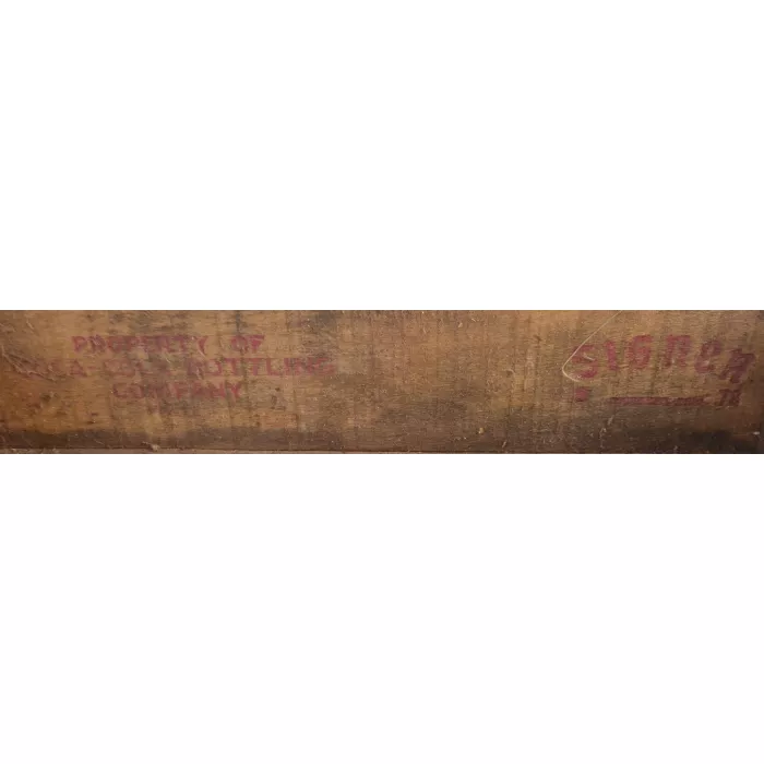 Coca Cola Crate - Red Wooden Coke Carrier - 1978 Signer