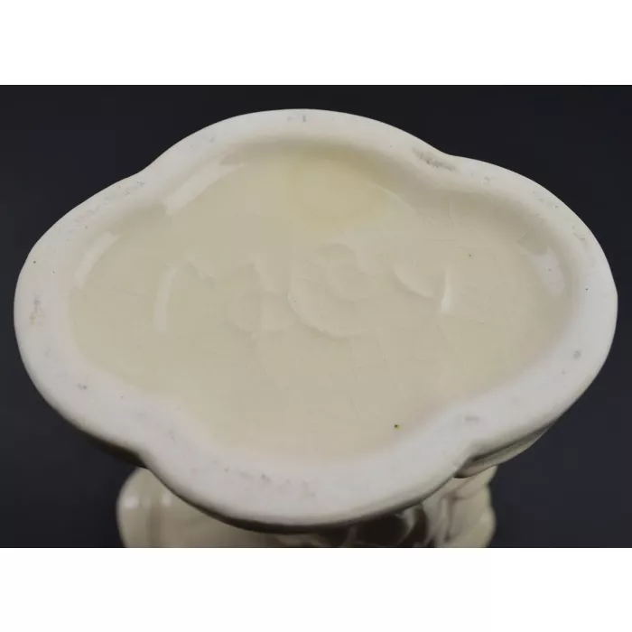 Ceramic White Swan Vase - Reproduction of Original McCoy - 9.5" Tall