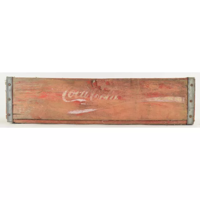 Coca Cola Crate - Red Wooden Coke Carrier - 1978 Signer