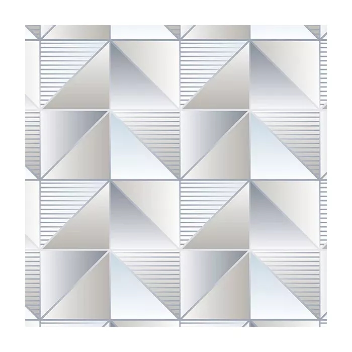 Cubist Wallpaper Blue, Grey, Sea Norwall Wallcovering GX37634