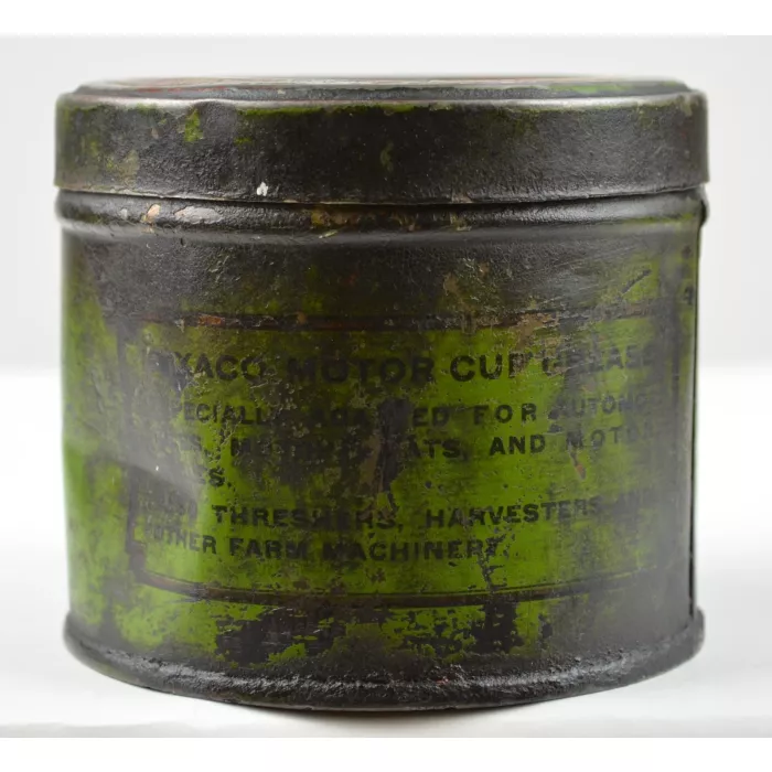 Vintage Texaco 1Lb. Cup Grease Can - 3.25" Tall