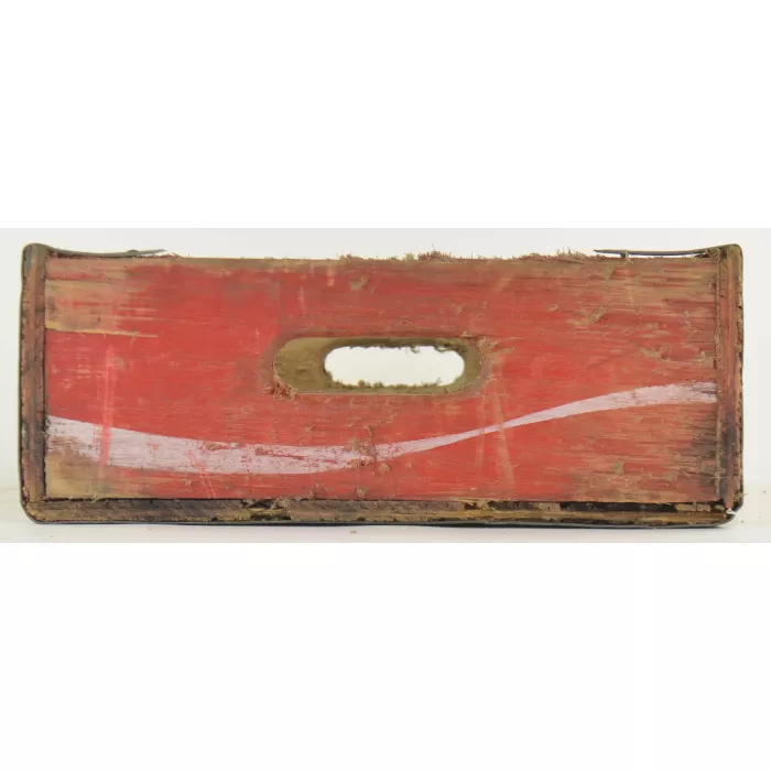 Coca Cola Crate - Red Wooden Coke Carrier - Sturdy Bilt By Southern Wooden Box