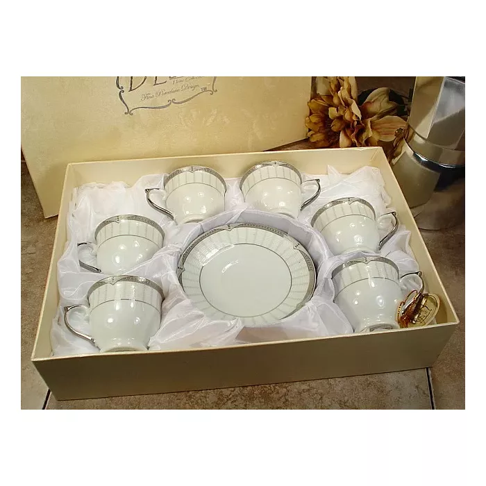 D'Lusso Designs Classic Design Twelve Piece Espresso Set