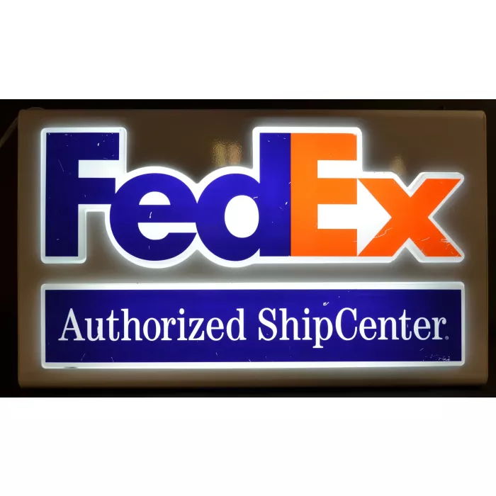 FedEx Authorized Ship Center Lighted Sign