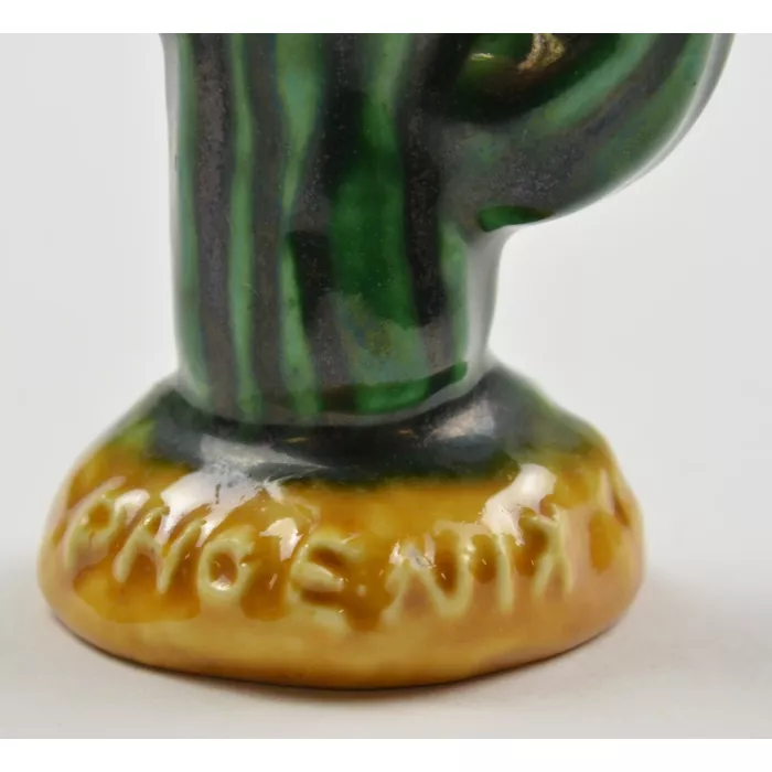 Ceramic Salt & Pepper Shakers - Phoenix Arizona Cactus - 3.625" Tall