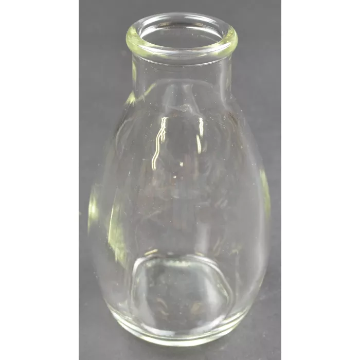 Cleare Pressed Glass Flower Vase - 4.5" Tall