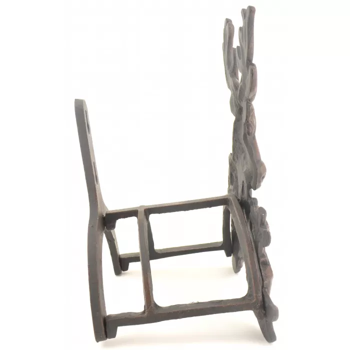 Iron Garden Hose Holder - Deer - 11.125" Tall