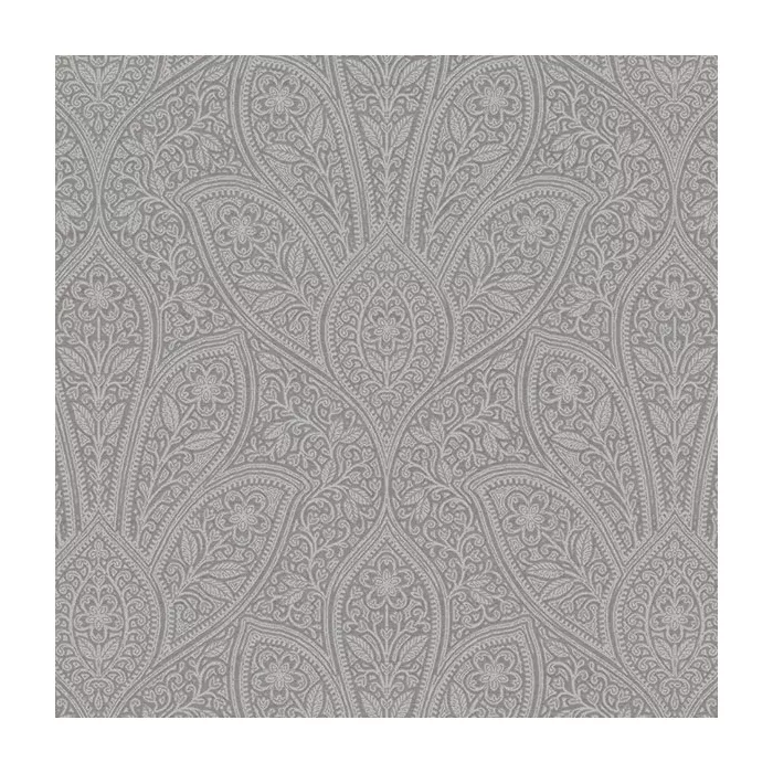 Distressed Paisley Wallpaper Dark Grey, Grey Norwall Wallcovering FH37548