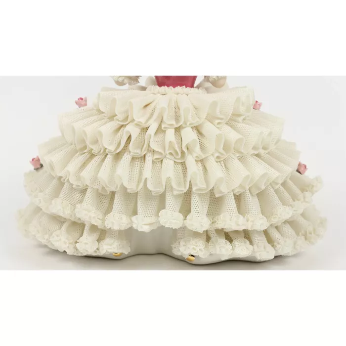 Dresden Doll Lady Sitting