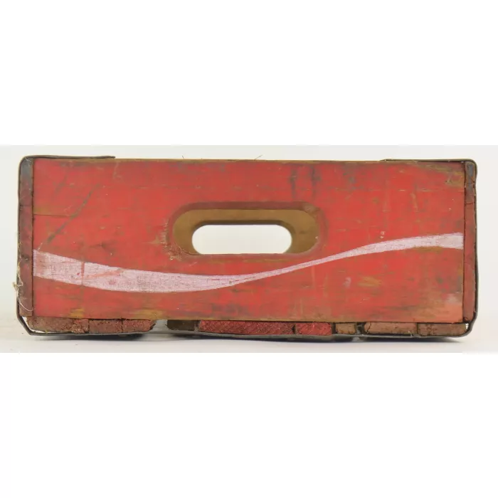 Coca Cola Crate - Red Wooden Coke Carrier - 1977 Temple Chattanooga