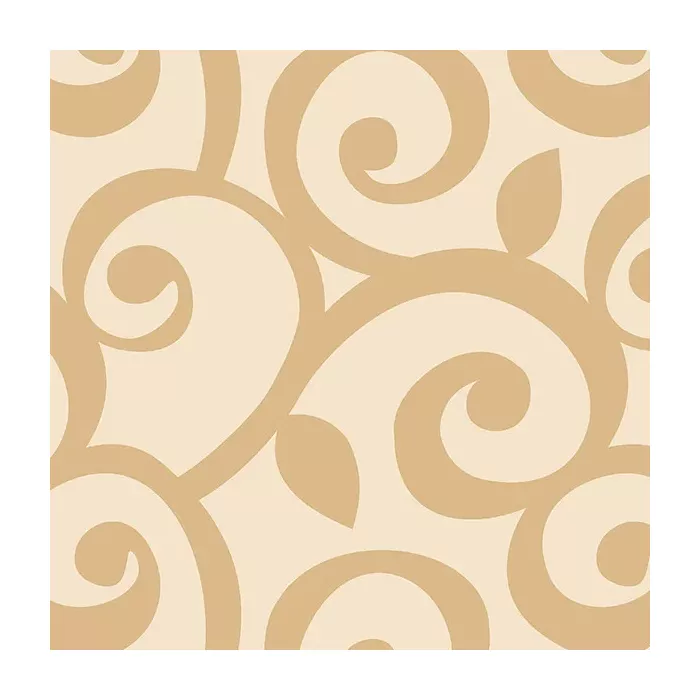 Curling Leaf Wallpaper Beige Norwall Wallcovering SH34510
