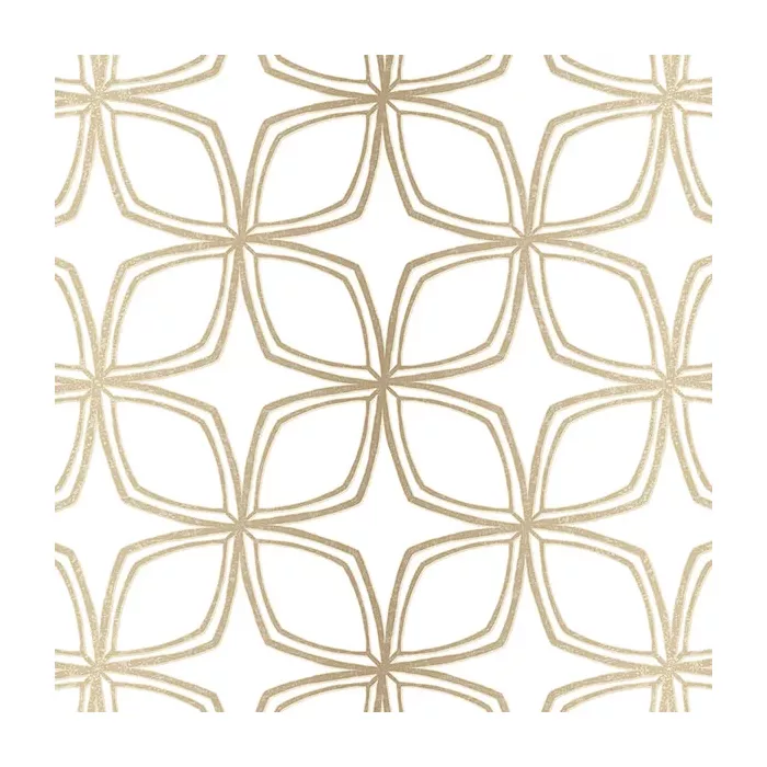 Geo Wallpaper Taupe, Gold Norwall Wallcovering SH34552