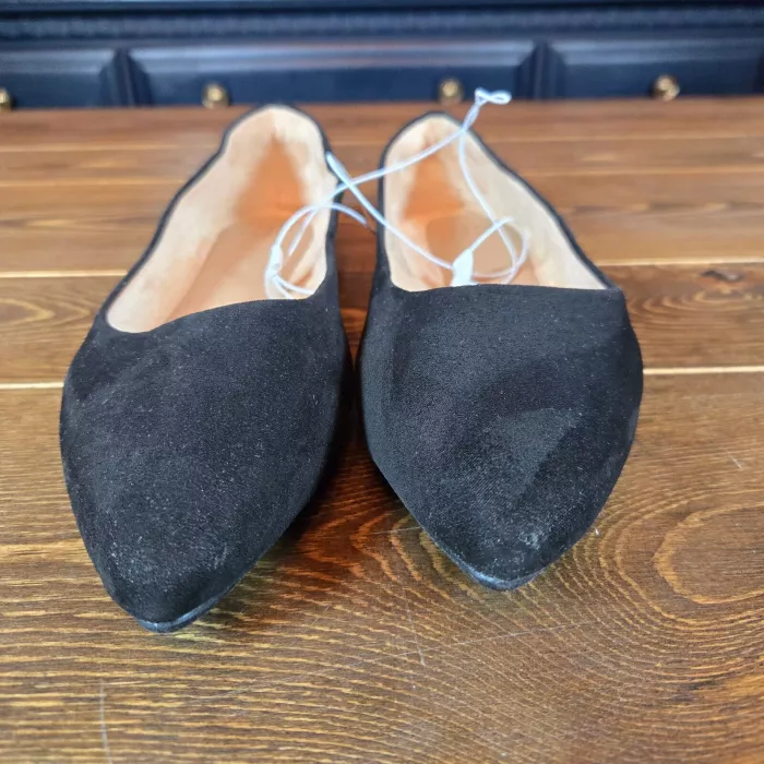 Womens Corinna Ballet Flats with Memory Foam Black