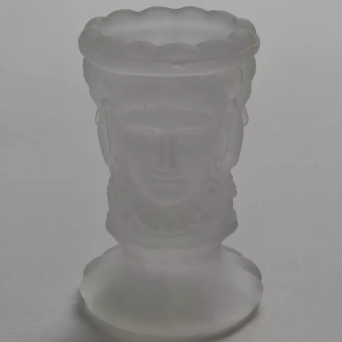 Wright Glass - Three Face Pattern - Toothpick Holder