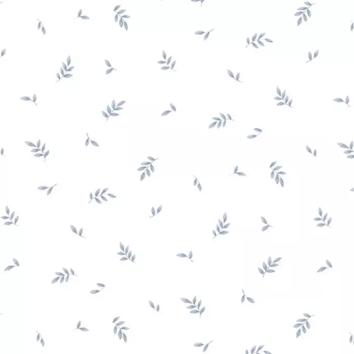 Kitchen Leaves Wallpaper Blue Norwall Wallcovering KB25622