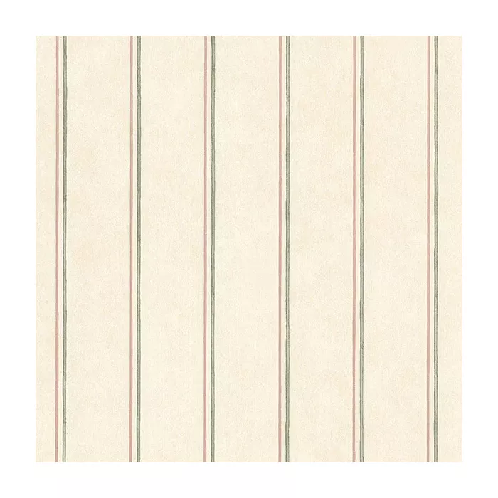 Thin Stripe Wallpaper Beige, Green, Pink Norwall Wallcovering PP27794
