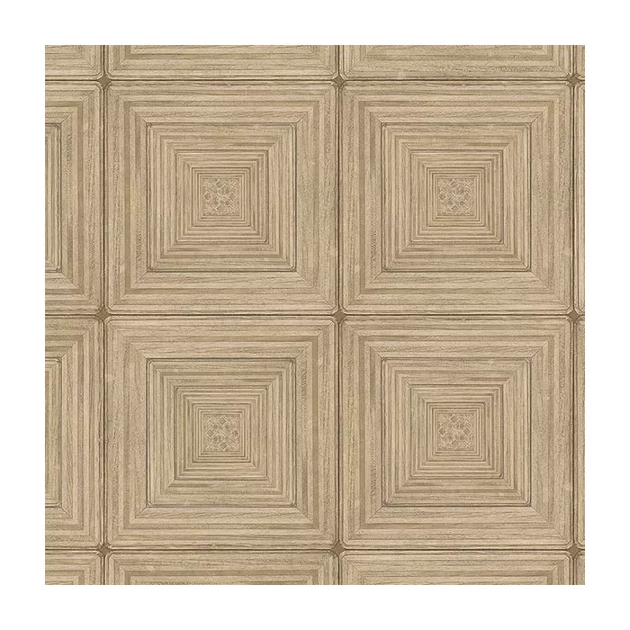 Parquet Wallpaper Ochre, Brown Norwall Wallcovering MH36528