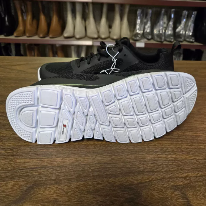 Men's Skechers Reiff Sneakers Lace up Shoes Black SZ 9