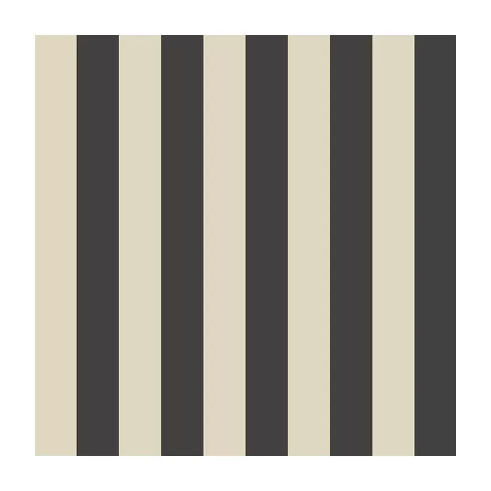 1.25 inRegency Stripe Wallpaper Beige, Black Norwall Wallcovering SY33911