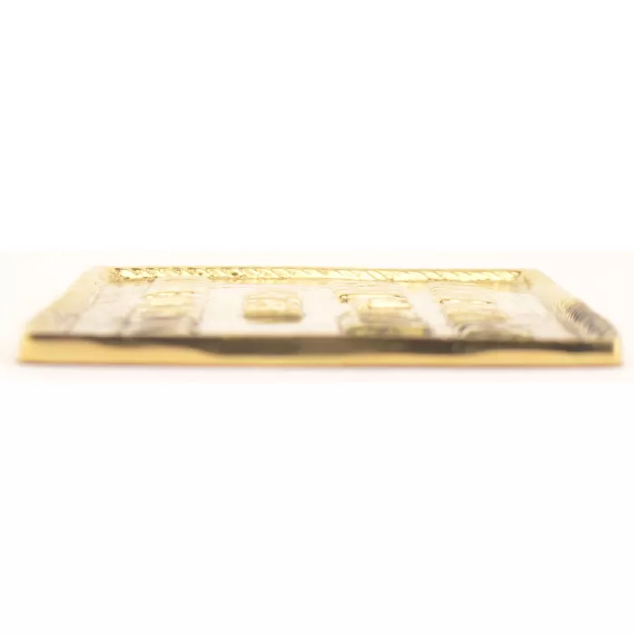 Metal Bar Plaque / Sign - Cocktail Hour Aboard - Gold Toned
