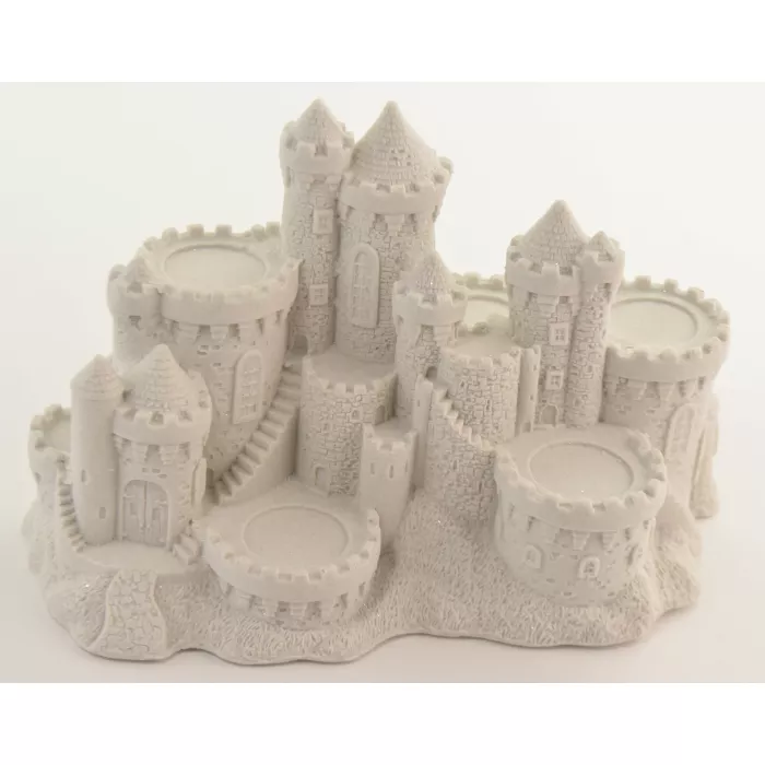 SAND-DECO Sand Castle Figurine & Candle Votive Holder CAN906 - 5 Candles