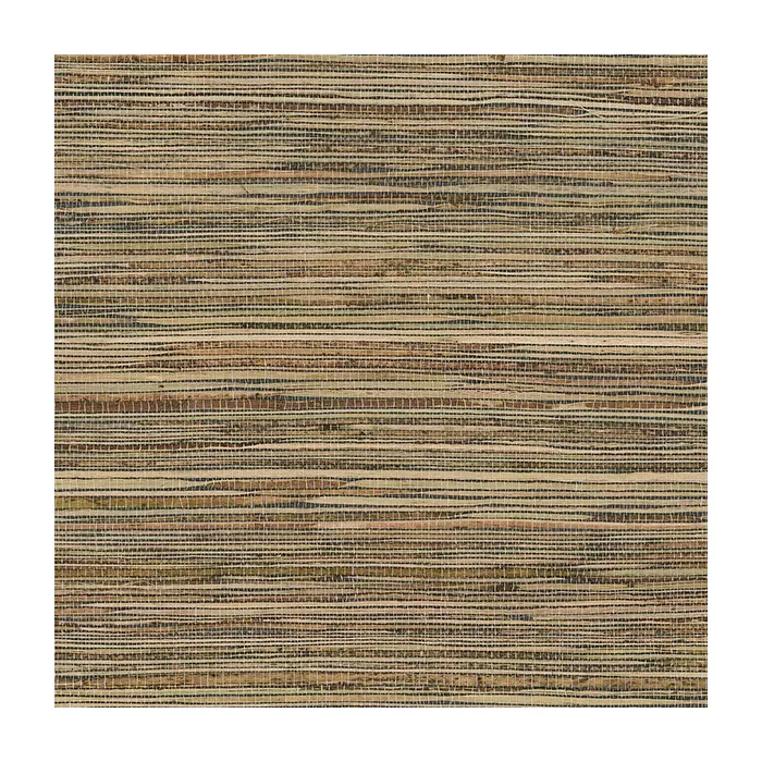 Fine Raw Jute Wallpaper Green, Brown, Beige Norwall Wallcovering 488-414