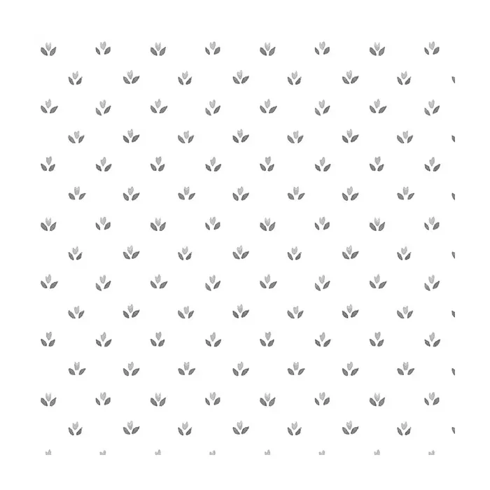 Mini Tulip Wallpaper Black, Grey Norwall Wallcovering FK34404
