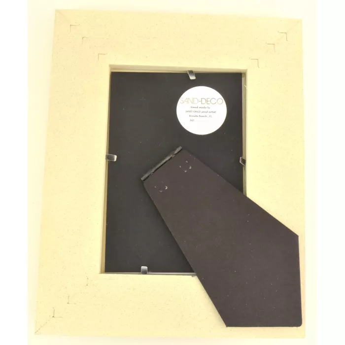 SAND-DECO Picture Frame - Sea Turtle - Holds 4" x 6"