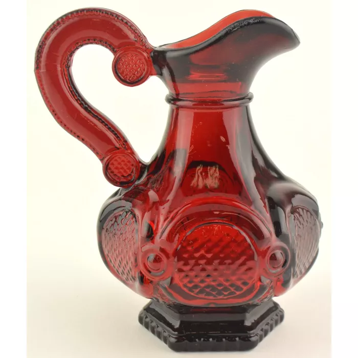Avon Crystal - 1876 Cape Cod Ruby - Cruet No Stopper - 4.75" Tall