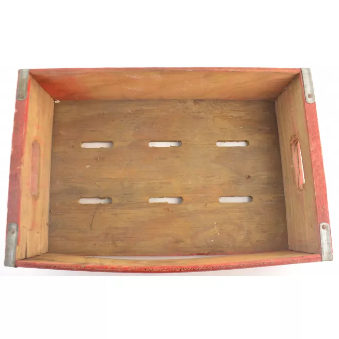 Coca Cola Crate - Red Wooden Coke Carrier