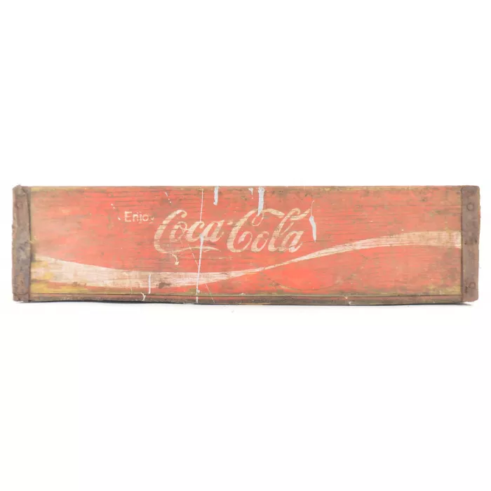 Coca Cola Crate - Red Wooden Coke Carrier - 1974 Chattanooga