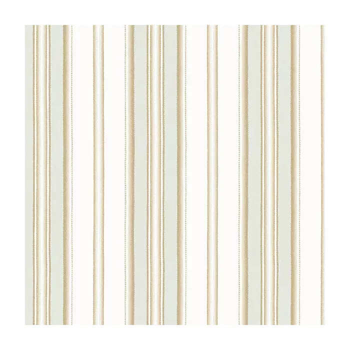 Heritage Stripe Wallpaper Light Green, White, Metallic Gold Norwall Wallcovering SD36108