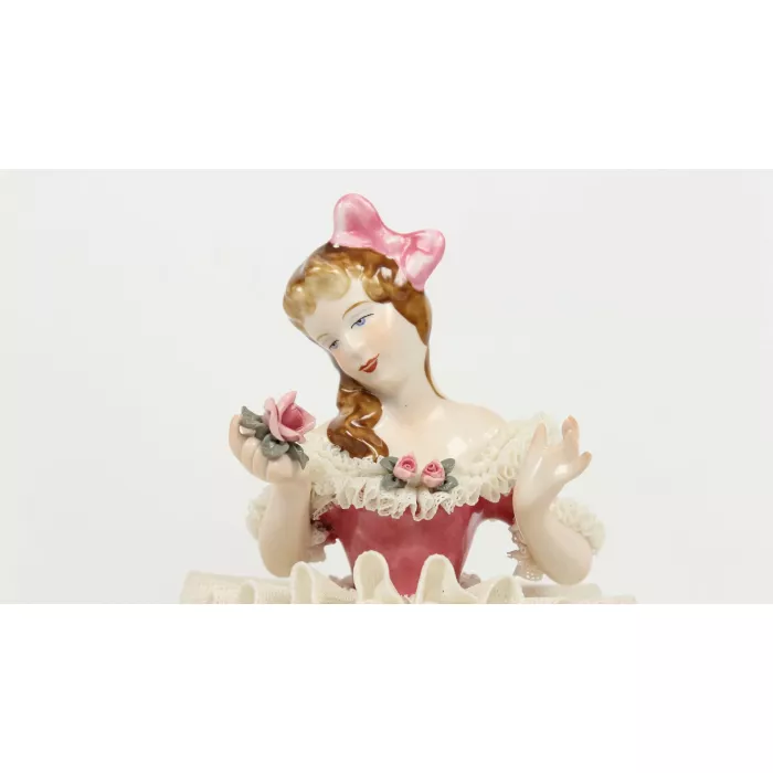 Dresden Doll Lady Sitting