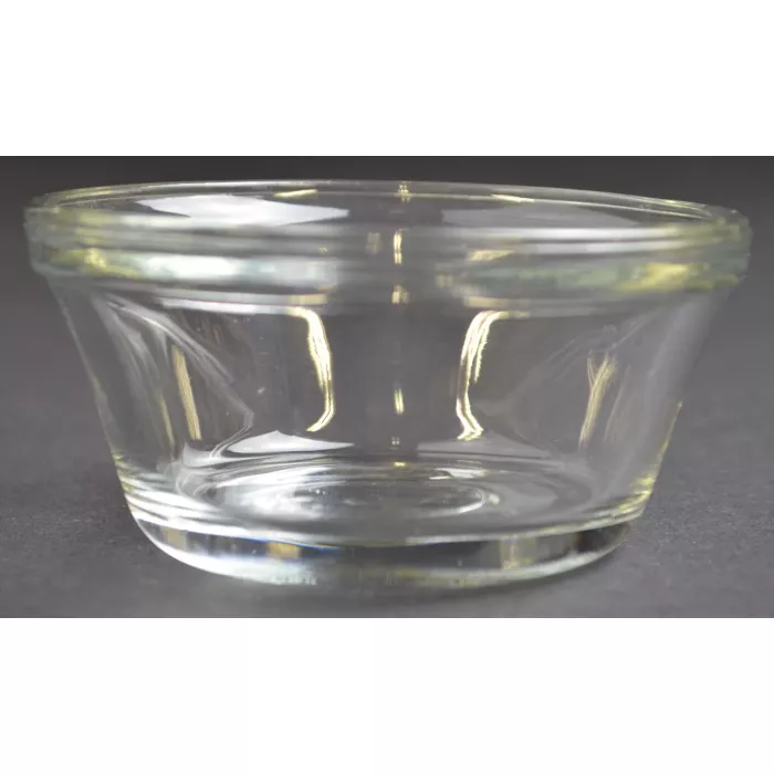Anchor Hocking Clear Oven Basics Pattern - 6 Oz. Custard Cup - 1.875" Tall