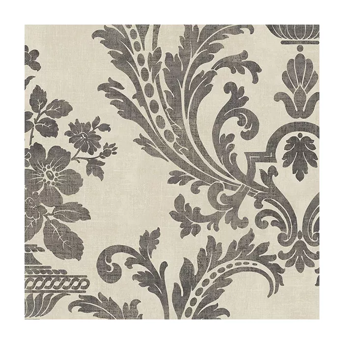 Sari with Texture Wallpaper Beige/Black Norwall Wallcovering SD36152