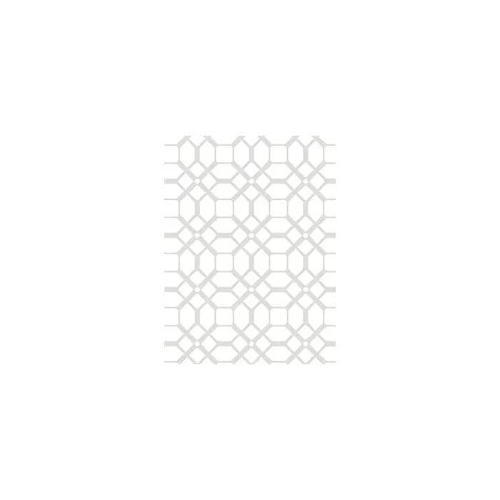 Contemporary Chic Tile Wallpaper - Grey & White - Norwall Wallcoverings