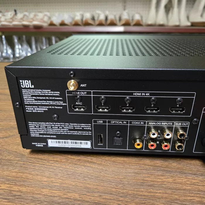 JBL MA310 5.2 Channel 4K AV Bluetooth Receiver JBLMA310BLKAM