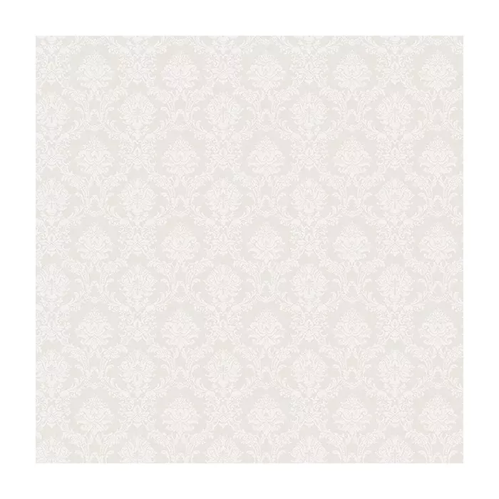 Mini Damask Wallpaper Soft Grey, Pearl Norwall Wallcovering SL27560