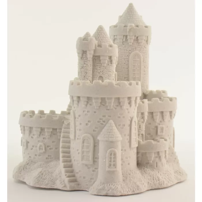SAND-DECO Sand Castle Figurine & Candle Votive Holder CAN906 - 5 Candles