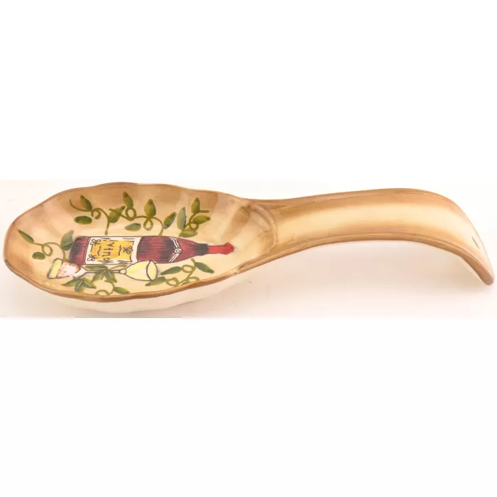 Tuscan Harvest Pattern Spoon Rest