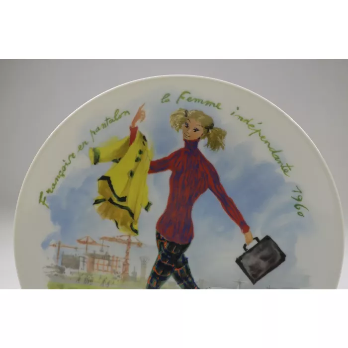 Vintage Franoise er Pantalon - la Femme Independente 1960 - Plate