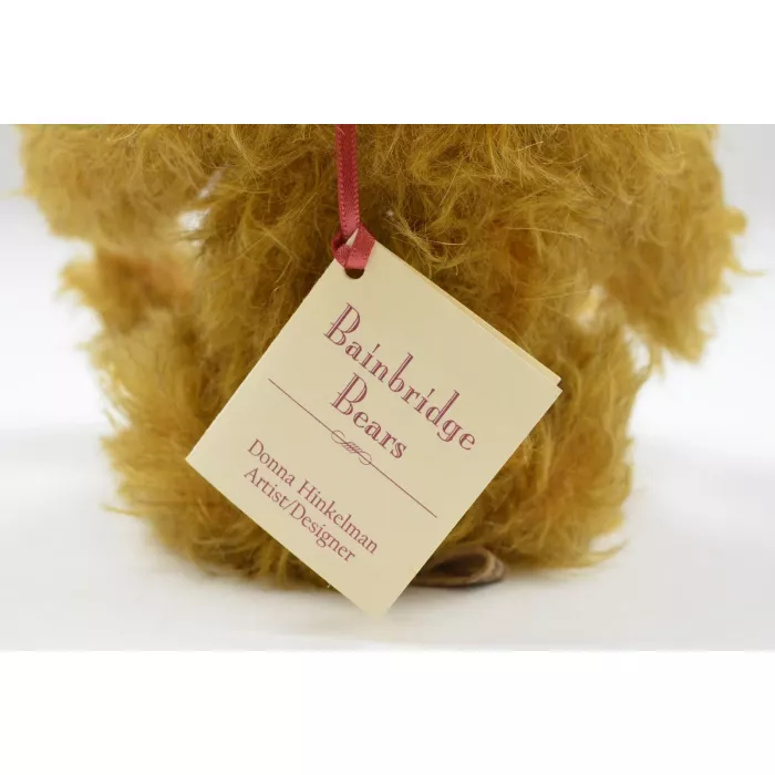 Bainbridge Bears Brown Mohair Teddy Bear - Marty - Donna Hinkleman - OOAK