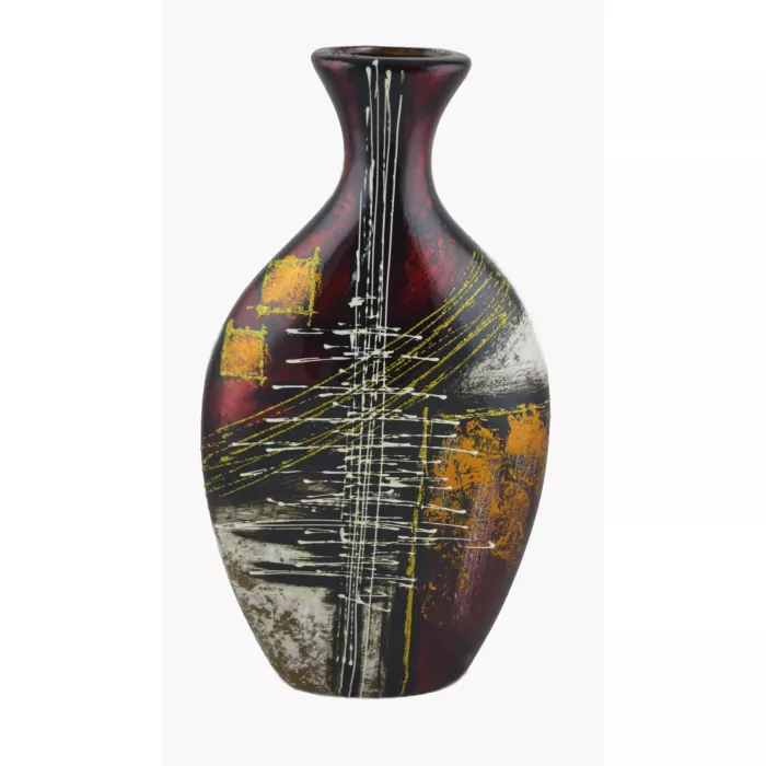 D'Lusso Designs Monaco Design Sixteen Inch Ceramic Vase