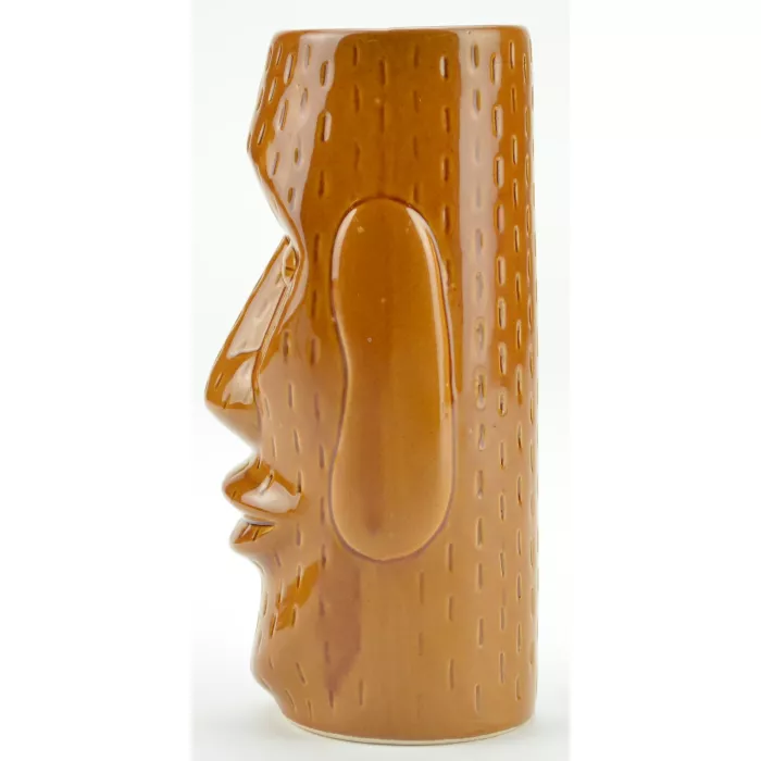Hawaiin Tiki Mug - Face Depiction - 6.75" Tall