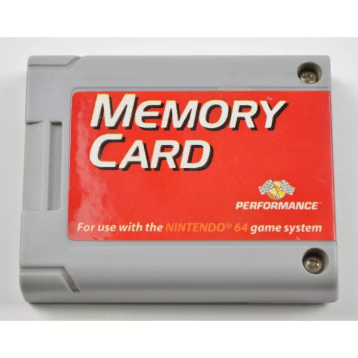 Nintendo 64 123 Page Memory Pak Card - P-302