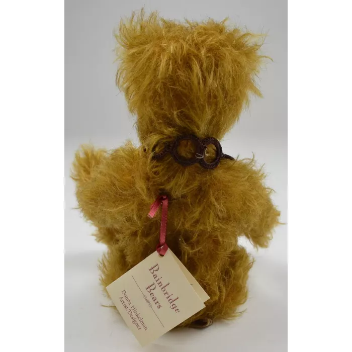 Bainbridge Bears Brown Mohair Teddy Bear - Marty - Donna Hinkleman - OOAK