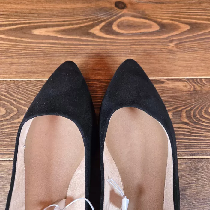 Womens Corinna Ballet Flats with Memory Foam Black