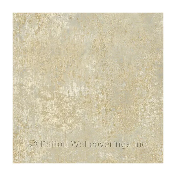 Frost Wallpaper Blue, Metallic Gold Norwall Wallcovering LL36200