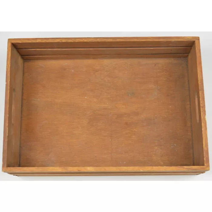 Vintage Hand Made Wood Storage Crate - 13.125" Long